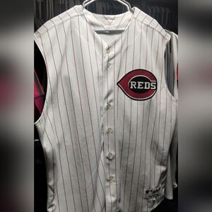 Authentic vintage Cincinnati reds sleeveless jersey